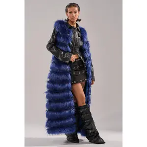 RIZZA PANELED FUR VEST RIZZA PANELED FUR VEST