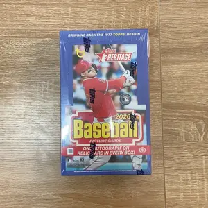 Topps 2026 Heritage Hobby Box - Baseball Picture Cards with Autograph or Relic Card in Every Box