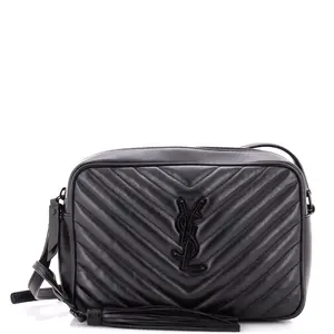 Pre-owned Yves Saint Laurent material Messenger Bags Saint Laurent Lou Camera Bag Matelasse Chevron Leather Small by Rebag