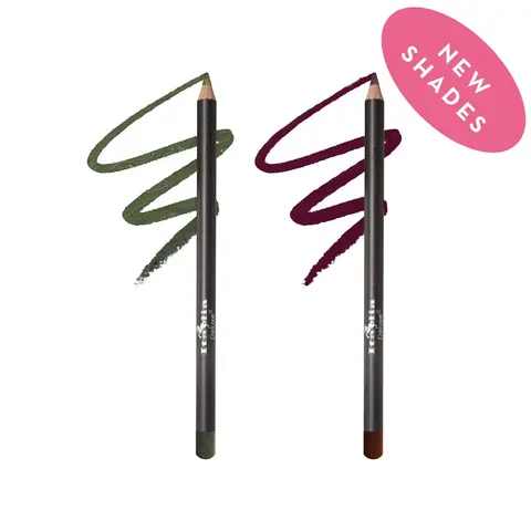 Italia Deluxe Ultrafine Tip Eyeliner - Creamy Texture, Intense Color Neutral Dark Shades, Long-Lasting Matte Finish, Durable Precision Makeup Tool, Easy to Glide