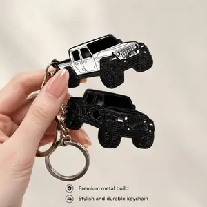 4x4 Off-Road Pickup Truck Keychain, Heavy Duty Durable Zinc Alloy Key Charm for Gladiator Owners & Truck Lovers, Perfect Car Accessory & Gift