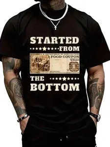 100% Cotton Unisex Round Neck Short-Sleeve Tee, Casual Fashion Vintage Graphic Print Streetwear Top, Soft Comfortable Daily Outfit, Christmas & Halloween Gift, Sports & Outdoor Clothing