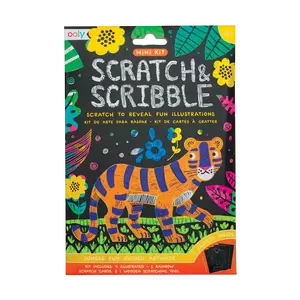 Jungle Fun Mini Scratch and Scribble Art Kit