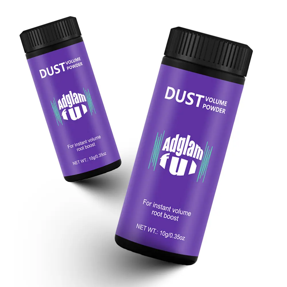 ADGLAMFUL Dust Volume Powder (2-Pack, 10g Each) - Instant Root Boost Texturing Styling Powder | Oil Control & Matte Finish for Men and Women, Texturing Powder, Styling Powders Instant Volume Hair