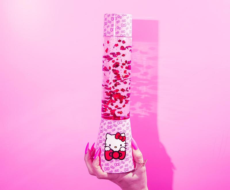 Sanrio Hello Kitty Glitter Motion Mood Light | 12 Inches Tall