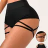 Women's Plain Sporty Shorts, Workout Exercise Shorts, High Waist Slim-Fit, Cut Out Design, Yoga & Fitness Wear, Perfect for Pilates, Dance, Daily, Gym Yoga Shorts