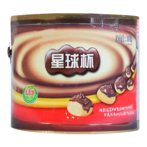 TTL Planet Cup Value Pack - Sweet Biscuits in Milk Chocolate Cream, 26 Cups* 0.52oz| The Ultimate Crunchy ASMR Snack | Creamy Chocolate & Crispy Biscuit Balls | Must-Try Asian Candy, A Taste of Childhood Memories  | Planet Cup Vintage Chocolate Snack