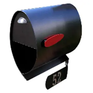 603 Products SPIRA-M001BLK Spira Postbox Large Black Powder Coat