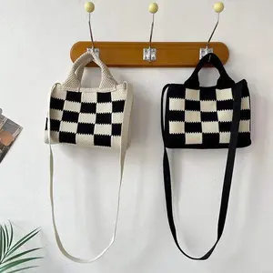 Checker Tote Bag