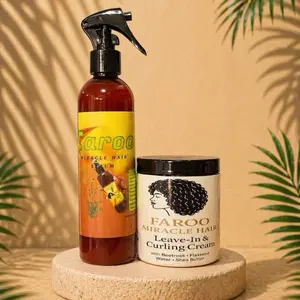 Miracle hair leave-in and curling cream and hair serum