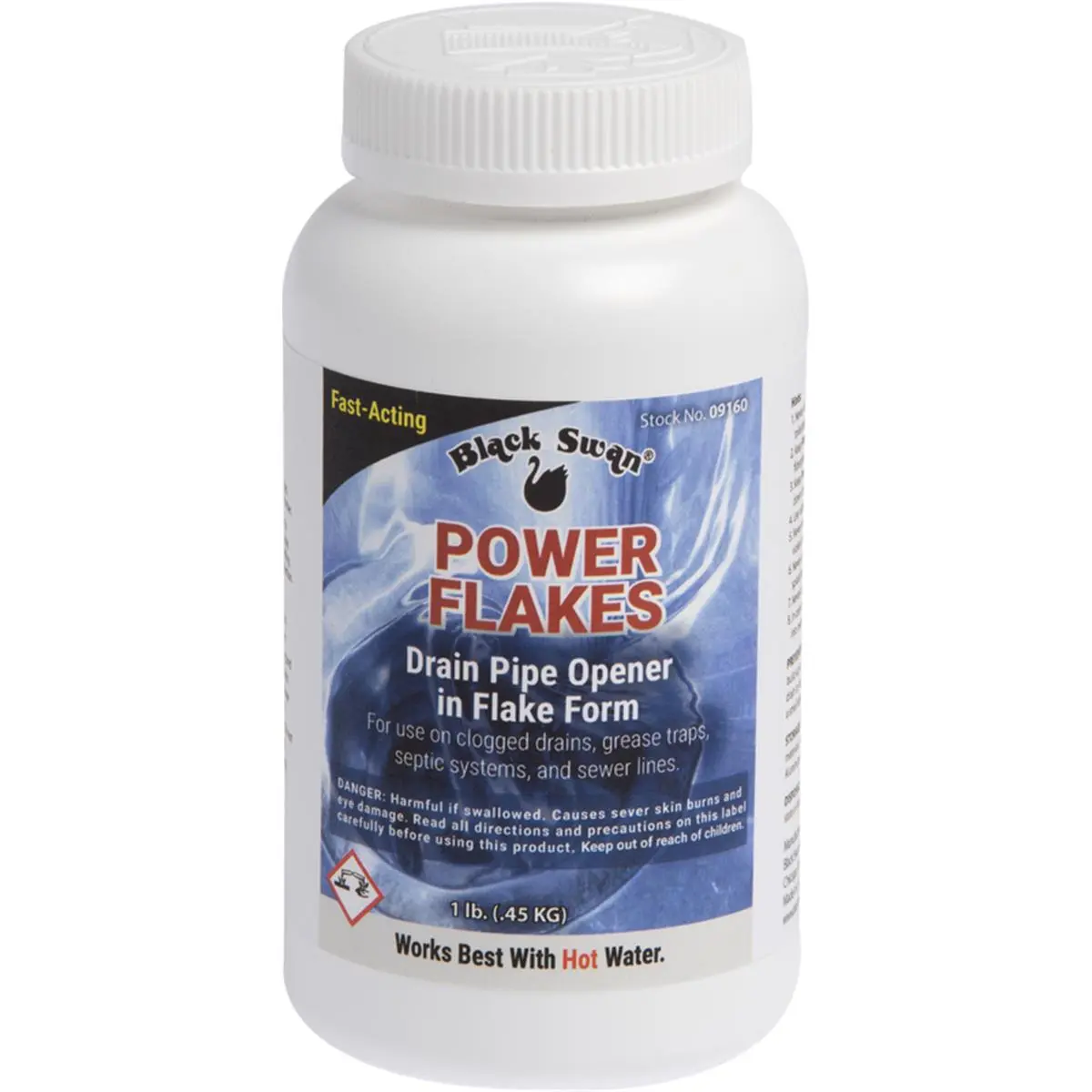 212 MAIN 09160 16oz Fast-Acting Power Flakes Drain Clog Remover - Sodium Hydroxide-Containing Household Cleaner
