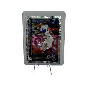 Topps Mookie Betts Series 2 Diamonté Variation Baseball Card Featuring LA Dodgers Player in Action Design 2025 Set with 4 Random Base Cards Included