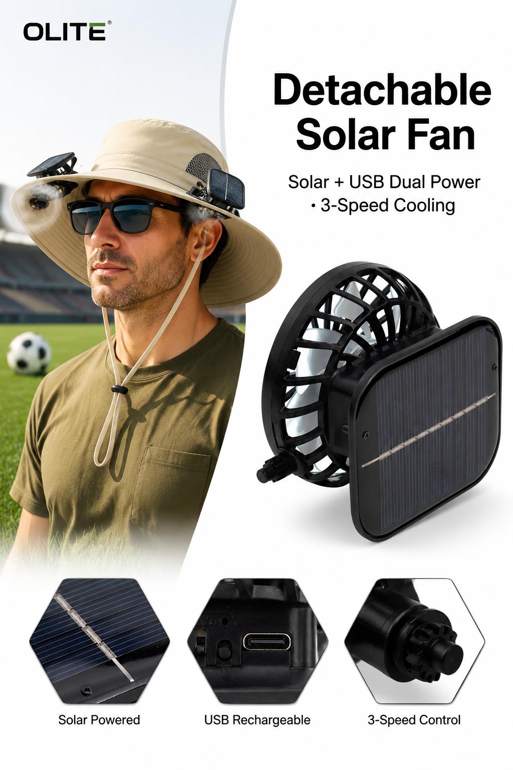 New Solar-Powered Outdoor Cooling Fan Hat — Sun Protection Hat with Solar Fan | Dual-Power Rechargeable Fan | Outdoor Water-Resistant Fan | Ideal for Sporting Events | Unisex Design | TikTokShopSpringGlowUp Sun Bucket Hat Lightweight Golf Hat New Solar-Powered Outdoor Cooling Fan Hat — Sun Protection Hat with Solar Fan | Dual-Power Rechargeable Fan | Outdoor Water-Resistant Fan | Ideal for Sporting Events | Unisex Design | TikTokShopSpringGlowUp Sun Bucket Hat Lightweight Golf Hat