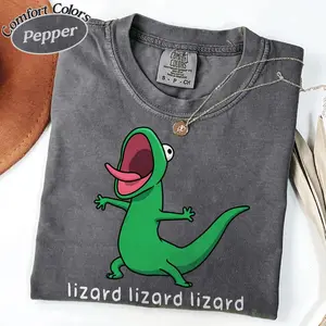 Comfort Colors Tom The Lizard Shirt, Funny Lizard Meme TShirt,  Hoppers T-Shirt, Family Trip Shirt, Funny Trip 2026 Shirt
