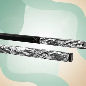 EVO Ignis Jump Cue — Ash Vein | 2‑Piece Glass Fiber Shaft, Brown Bakelite 13.9mm Tip, Ultra‑Stiff Mini 3/8‑8 Joint, 29" Shaft, 11–12 oz | Quick Jumps, Precision Control, Tactical Advantage