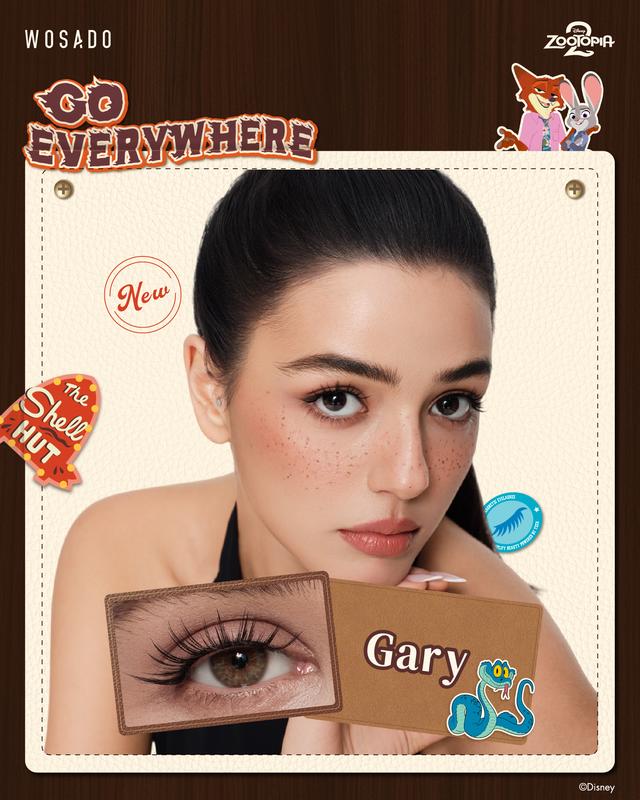 WOSADO Zootopia II Limited Edition Soft Magnetic Eyelashes All-in-One Box Waterproof Reusable Glue-Free Makeup Cosmetic Natural Style 4 Pieces Set Storage