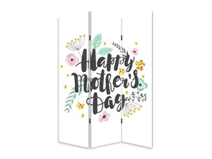 Screen Gems SG-397 72x48 in. Portable Wall Divider, Mother's Day Indoor Room Divider Furniture