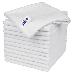 MR.SIGA Microfiber Cleaning Cloth,Pack of 12,Size:12.6" x 12.6"