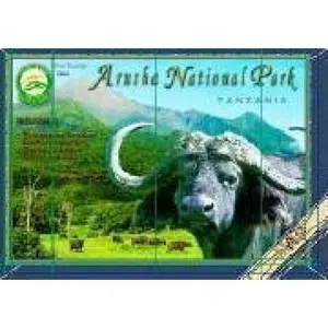 Map of Arusha National Park
