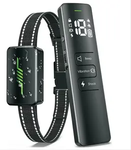 Dog Wireless Electric Fence 2 in 1 Electric Dog Fence and Remote Training Collar