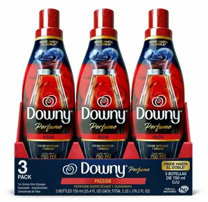 Downy Perfume Collections Fabric Softener Passion 750ml, Pack of 3