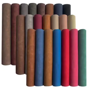 1 roll 12x 54 inch solid color matte PU artificial leather roll, used for DIY crafts, bows, earrings, wallets, phone cases, keychains, US stock