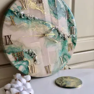 Resin art clock custom your design