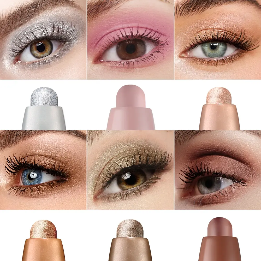 Smudge Proof Waterproof Eyeshadow Stick Creamy Texture Easy Apply Perfect Eyes Eyeshadow Makeup