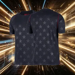 2026 United States National Home And Away Red White Black 10# Pulisic Short Sleeve Soccer Jersey Fans Version