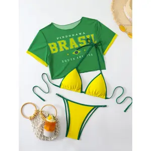 Vintage Americana Heart Graphic Tee & Shorts Set Y2K Coquette Two-Piece Outfit
