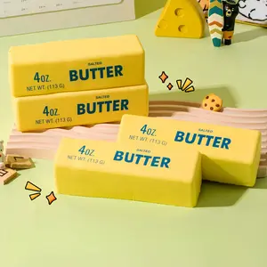 14cm butter block squishy stress relief toy, super soft with slow rebound.