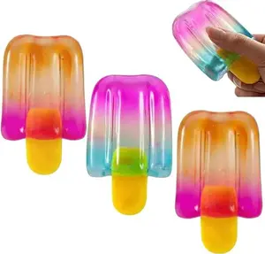 Ice Cream Maltose Squeeze Toy, a soft, slow-rebound sensory toy. A breathable, relaxing, soft, and slow-bouncing stress-relief desk gadget with a durable, unique design. An essential relaxation tool for adults, perfect for desks, study tables, Easter