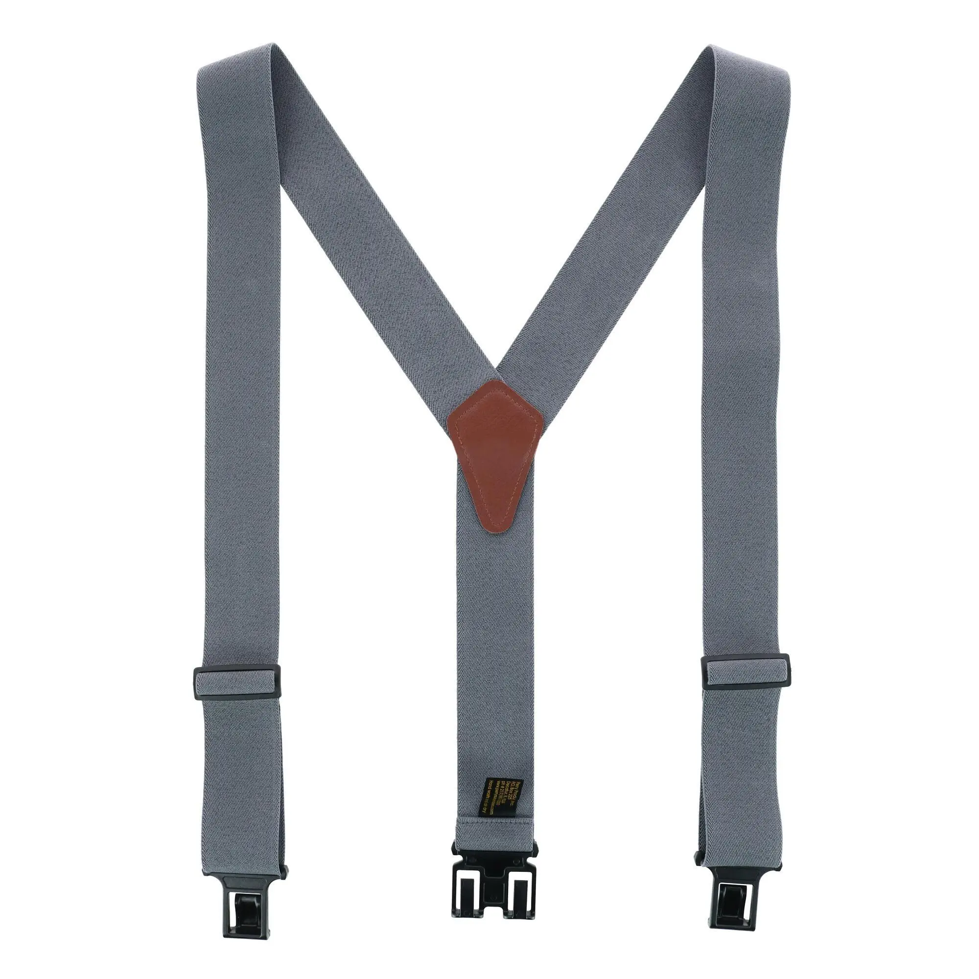 Perry Men's 2-in Suspenders - 2-inch Wide Elastic Band Clip-End, Tall Size Available, Elastic Fit Moves With Every Bend, No Bulky Feel, Male Everyday Casual Wear Accessories