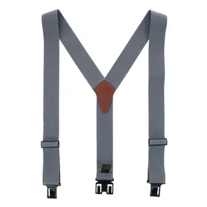 Perry Suspenders Men's Elastic 2 Inch Wide Hook End Suspenders (Tall Available)