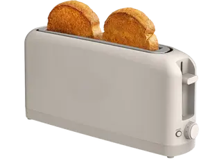 2 Slice Slim Toaster Kitchenware 6 Setting Shade Control Reheat Cancel Buttons Fits Sourdough 10 Long Slot Anti Jam Auto Shutoff 900 Watt Oatmilk