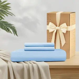 Cold Touch Fabric for Night Sweats & Hot Sleepers Soft Sheets Set OEKO-TEX Certified Christmas Gift for Family and Friends