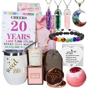 20th Birthday Gifts for Girls,  Sweet 20 Birthday  Ideas, Happy 20 Year Old Birthday Decorations Gifts for Teenager Girls, Younger Sister, Daughters, Granddaughters