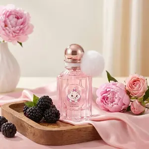 MINISO x Disney Marie Cat Eau de Parfum for Women, 1.69 fl. oz. (50ml) - Sweet Floral & Fruity Scent with Notes of Raspberry, Peony, and Sandalwood - Official Disney Licensed Fragrance Gift for Teens & Girls