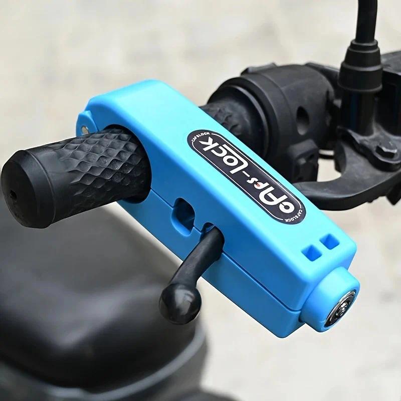 Bike Anti-Theft Lock Electric Bicycle Brake Handlebar Grip Lock Portable Prevent Theft Bike Motorcycle Locks Cycling Accessories