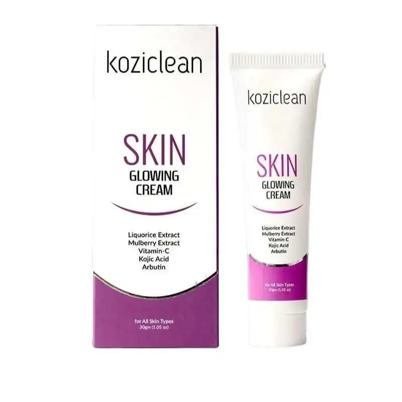 Koziclean Skin Glowing Cream for the Face and Skin Brightening Hydrating Clean Non Toxic Formula for all Skin Types Including Sensitive Skin