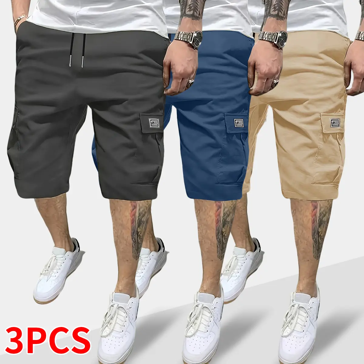 Summervibes-Men’s Summer Cargo Shorts – “Fashion” Label, Multiple Pockets, Utility Work Bottoms, Lightweight Breathable Casual Hiking Shorts, Outdoor Army-Style Combat Shorts, Loose Fit for Everyday Wear,summervibes Summervibes-Men’s Summer Cargo Shorts – “Fashion” Label, Multiple Pockets, Utility Work Bottoms, Lightweight Breathable Casual Hiking Shorts, Outdoor Army-Style Combat Shorts, Loose Fit for Everyday Wear,summervibes