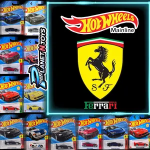 HotWheels Ferrari Mainline diecast 1:64(European,12cilindri,sf90stradale,f40 competizione)
