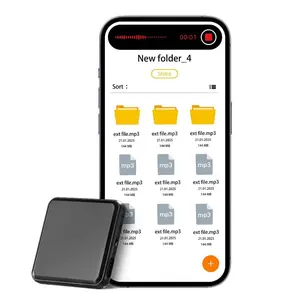 Magnetic Voice Activated Recorder, 128GB, Digital Voice Recorder with Playback, 8730 Hours Recording Storage 100 Hours Battery Time, USB-C Audio Recorder MP3 for Lectures, Meetings, Interviews