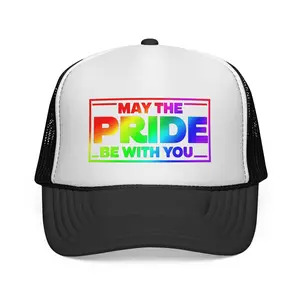 May The Pride Be With You Trucker Cap | Rainbow LGBTQ+ Hat
