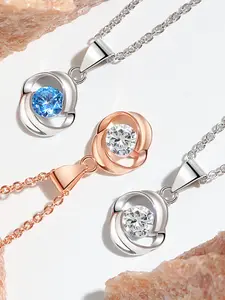 Rose Love Pendant Versatile Necklace, perfect for holidays, weddings, banquets, and parties; Back-to-School Season, Thanksgiving, Oktoberfest, Carnival, Halloween, Christmas, Black Friday gifts