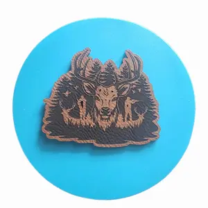 Deer Hunting Leather Patch for Fabrics of all types