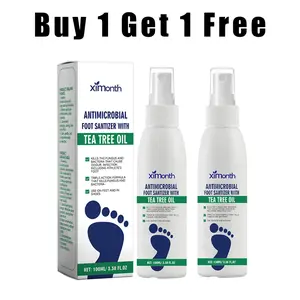 Buy 1 Get 1 Free Tea Tree Oil Foot Spray - Plantar Moisturizing Deodorant for Odor Control & Dry Feet Care