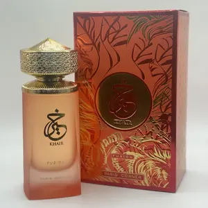 Khair Fusion Lychee by Paris Corner for Women in Elegant Bottle with Gold Cap and Red Packaging