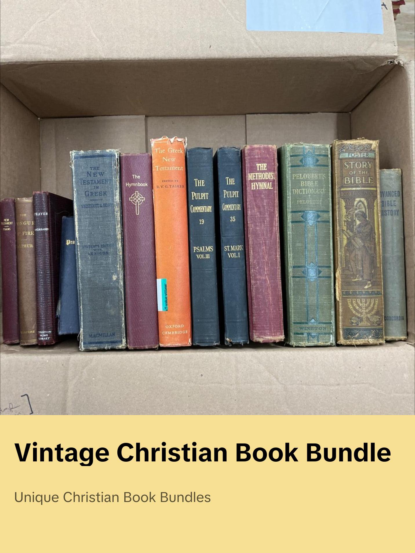Vintage Adult Christian Bundle 13 books