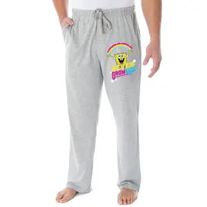 Nickelodeon Men's SpongeBob SquarePants Never Grow Up Loungewear Sleep Bottoms Pajama Pants